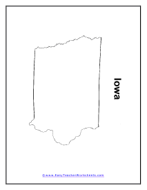 Map of Iowa