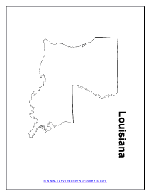 Map of Louisiana