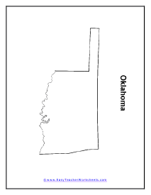 Map of Oklahoma