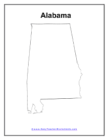 Alabama State Map