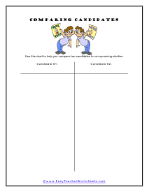 Comparing Candidates Worksheet