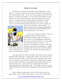 What is Curling Worksheet