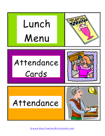 Attendance and Lunch Labels