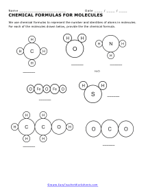 Molecules Worksheet